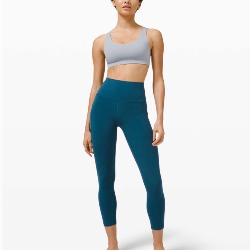 Lululemon Align w/ Pockets High Rise 25” Size 0 Blue Borealis Nulu Leggings